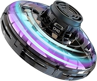 مجموعة ألعاب فلاش جيروكرافت طائرة صغيرة بدون طيار تعمل بجهاز تحكم عن بعد، لعبة تخفيف الضغط سوداء بدون استخدام اليدين بلاستيك للأطفال من سيودو