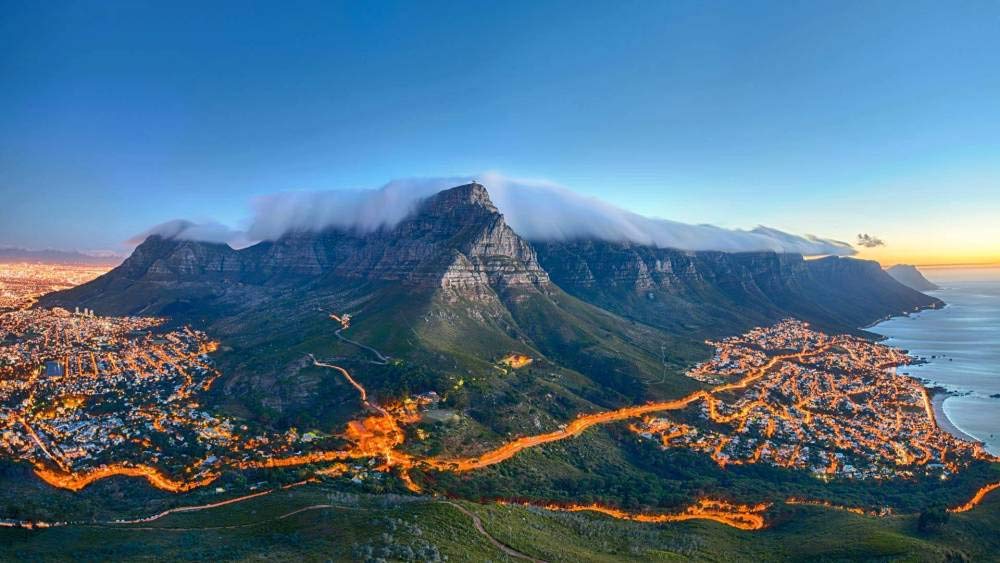 Puzzle 2000 Pieces, Cape Town, South Africa, Unique Gifts for DIY Educational Toys 70x100CM