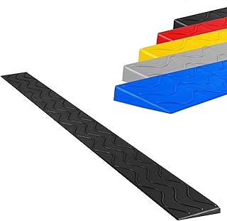 Portable Door Threshold Ramp, 1-6.5cm Rise Wheelchair Scooter Ramps Curb Ramp Driveway Ramp Indoor Sweeping Robot Threshol...