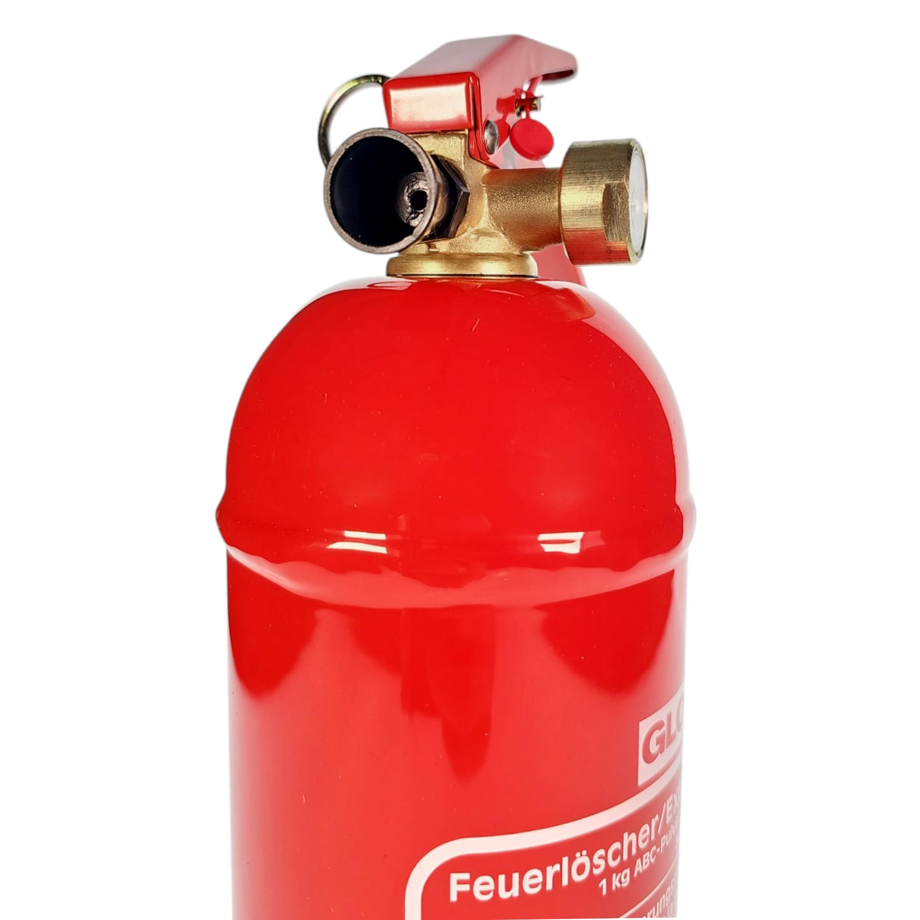 GLORIA - 1kg Pulver-Autofeuerlöscher - PDE 1 GA - mit Manometer - mit Kfz-Halterung - für die Brandklassen A,B,C - inkl. Prüfnachweis
