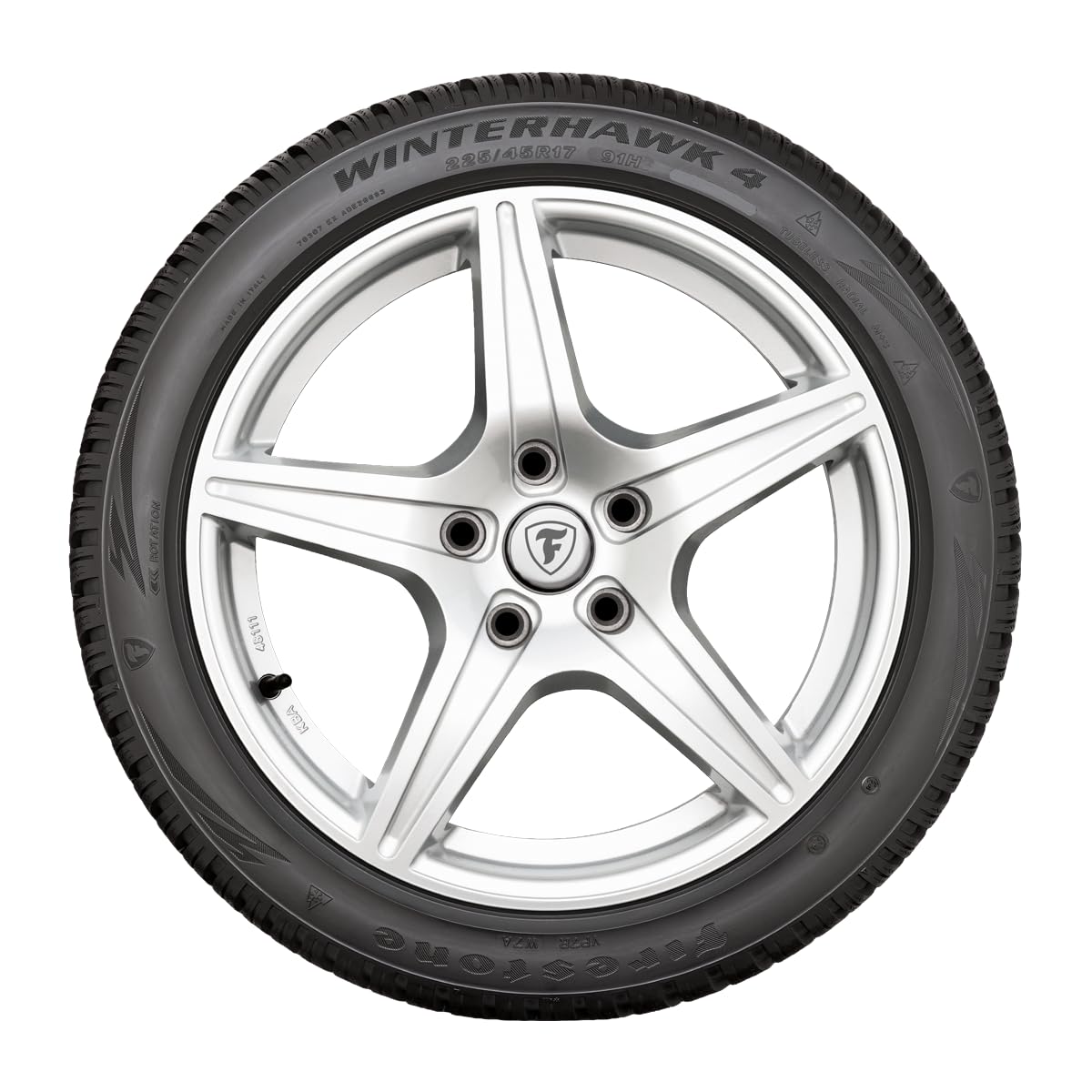 Firestone WINTERHAWK 4-205/60 R16 96V XL - C/B/71 - Neumático de invierno (Turismo y SUV)