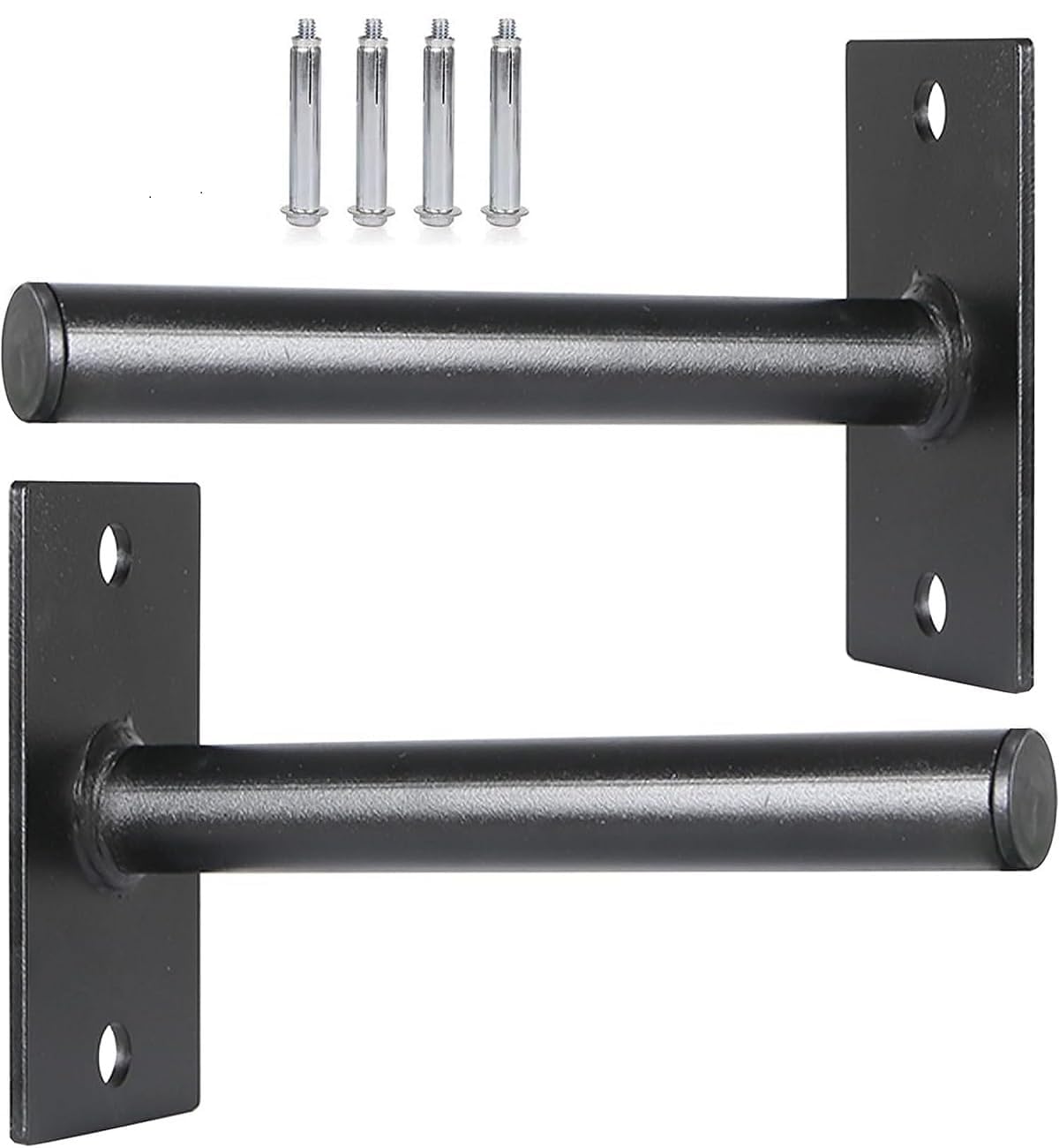 IRIS Fitness Wall-Mounted Weight Plate Storage Rack – Heavy-Duty Steel Organizer for 1-Inch Standard Plates, Space-Saving Home Gym Equipment-image-9