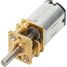 Tbest Gear Motor with Metal Gearbox, 15-1000RPM DC Motor 60RPM
