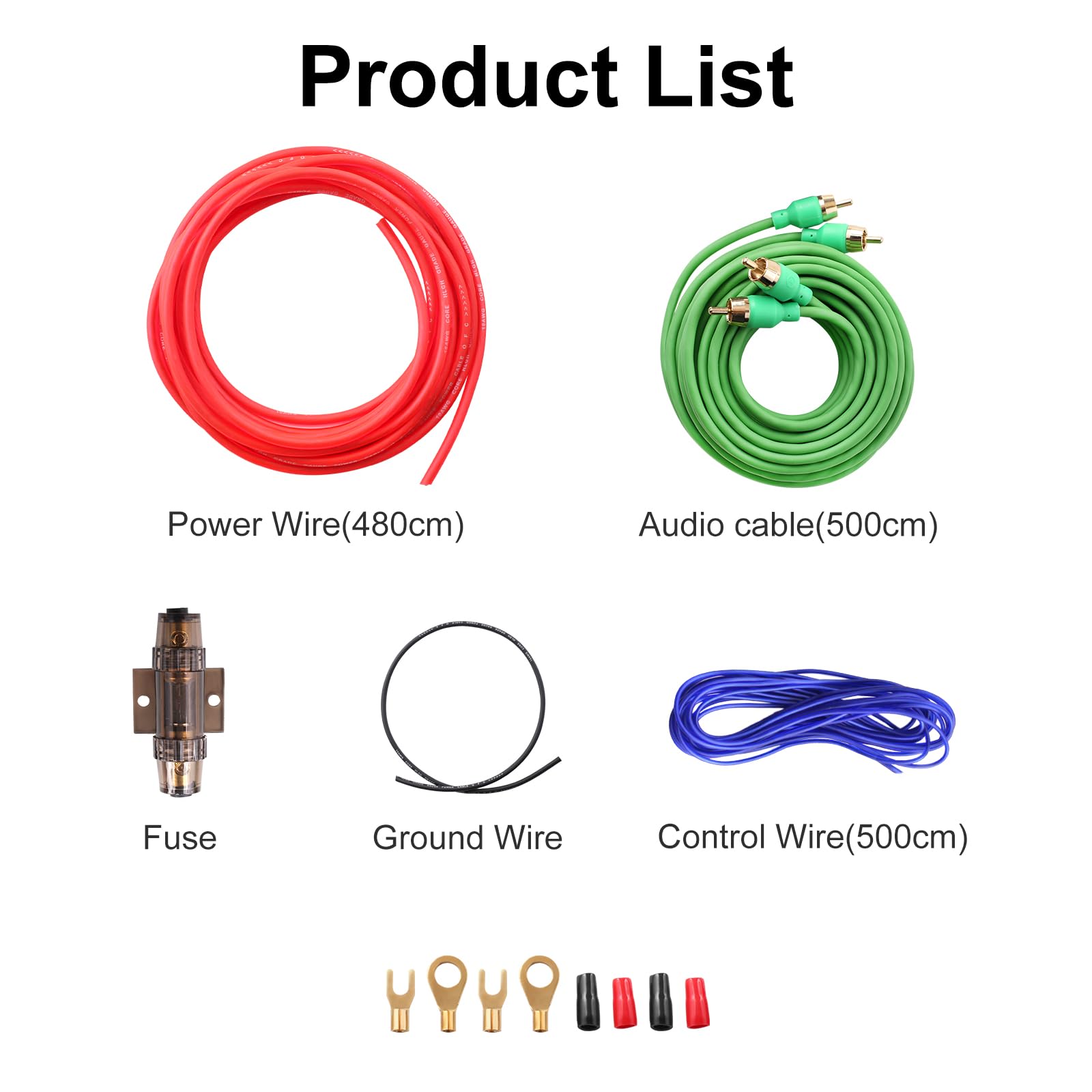 ISUDAR SU6901 auto subwoofer (koperen kabel