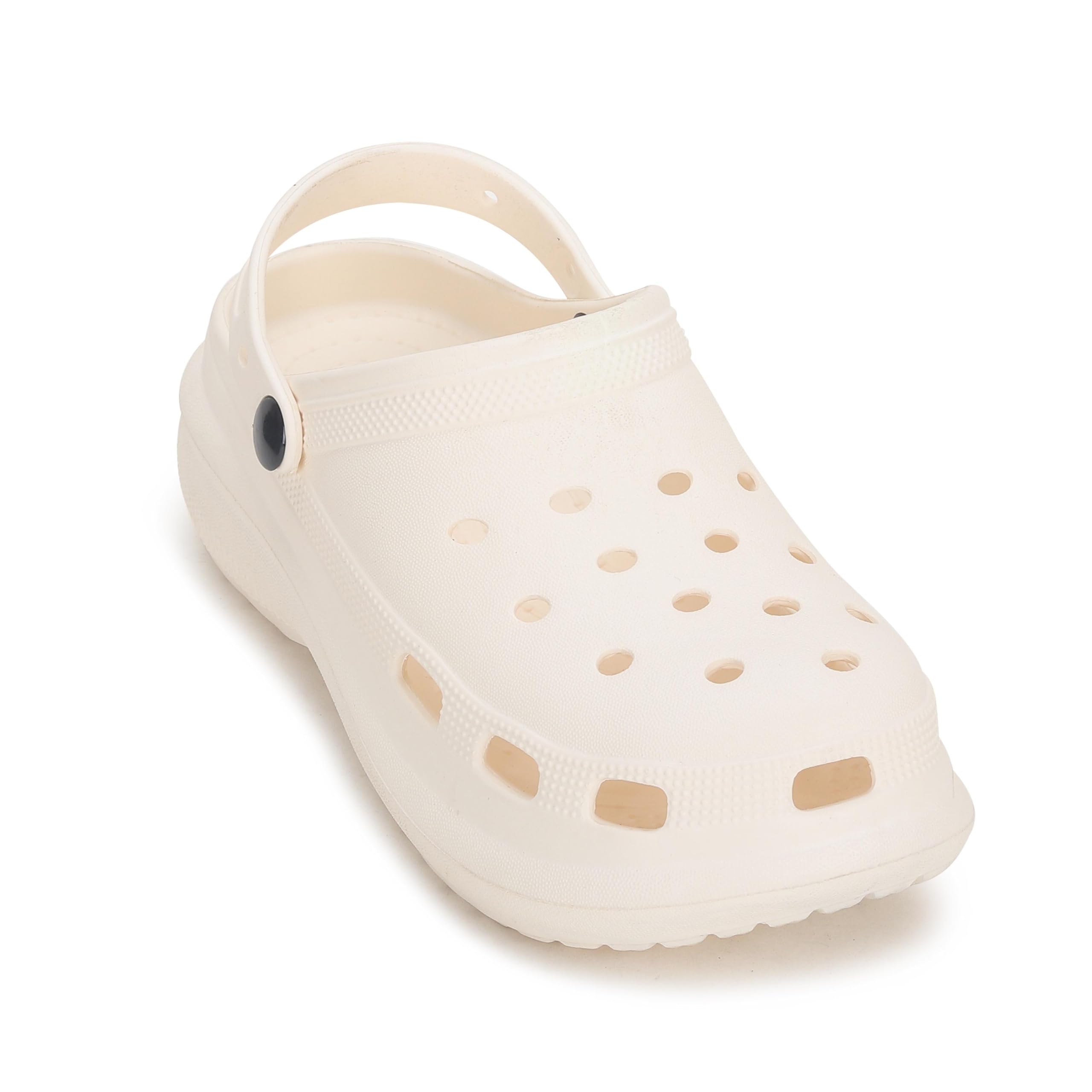 CASSIEY Latest Lightweight Clasic Crush Clogs for Womens and Girls | Girls Indoor & Outdoor Sandals, Heeled Clogs- White (B0CVDZG4T8) Amazon Price History, Amazon Price Tracker