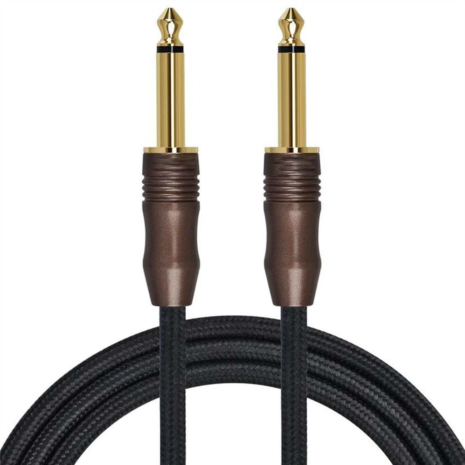 Cavi per strumenti Cavo Da 6,35 Mm Cavo Per Chitarra Da 1/4 Di Pollice Cavo Maschio-maschio Da 6,3 Mm Cavo Per Chitarra Elettrica Amplificatore Per Basso(10m)