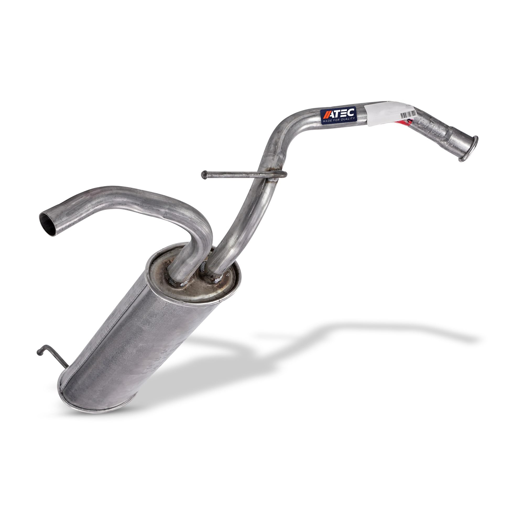 ATEC Germany 1x Silenciador trasero compatible con CITROËN C1 (PM_, PN_), PEUGEOT 107 (PM_, PN_), TOYOTA AYGO (_B1_)