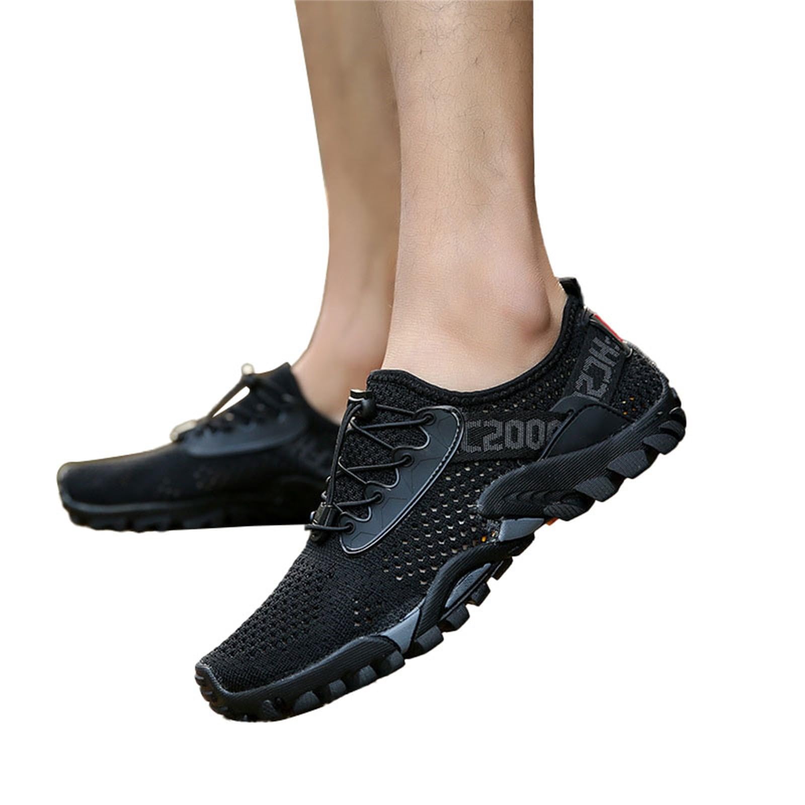 Barfußschuhe Herren Outdoor Wandern Trailrunning Schuhe Mesh Atmungsaktive | Badeschuhe Rutschfest Wanderschuhe Schnell Trocknend Trekkingschuhe Gedämpft Turnschuhe Sportschuhe Bequem Laufschuhe