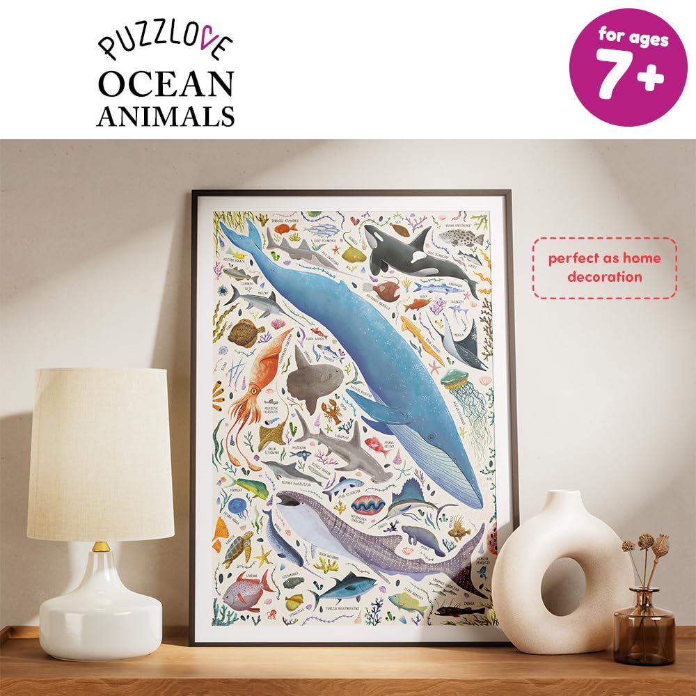 Puzzlove Ocean Animals (200 Pcs) 7+ Floor Puzzle
