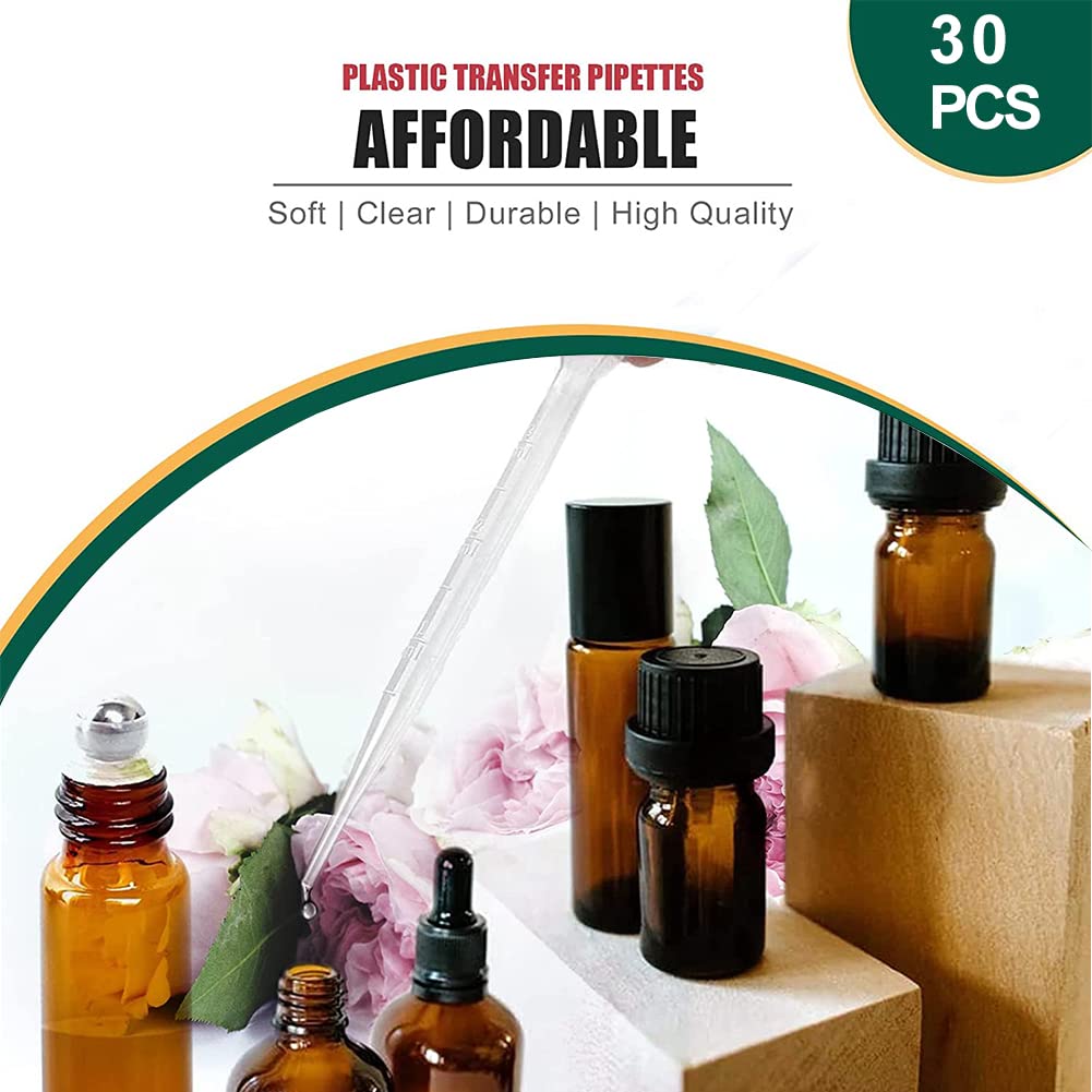 Pipette Di Plastica Graduate Da 3ml - Lotto Da 30 Pezzi Per Laboratorio, Hobby E Misure Precise - Foto 12