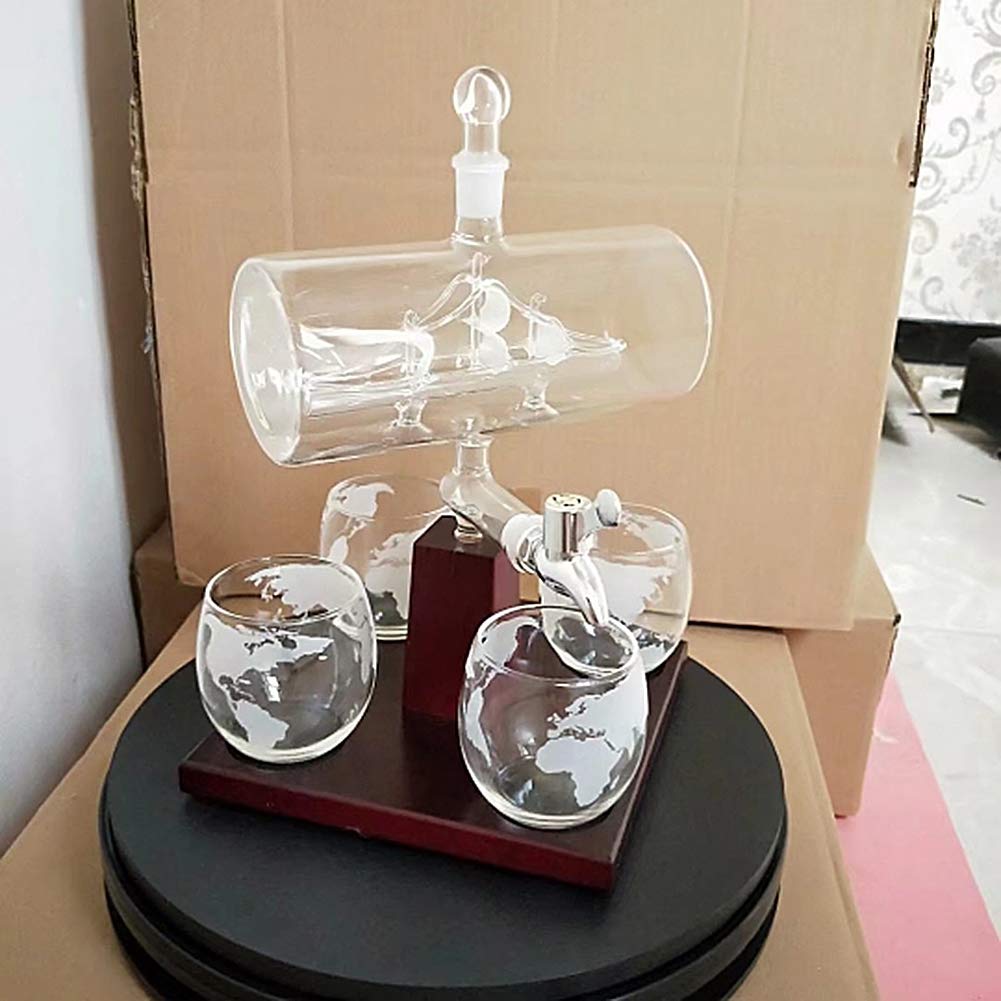 Glaskaraffe Tierförmig - Whisky Flasche In Drachenform Für Spirituosen & Wein