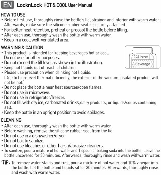 Miniatura 8 de LocknLock WannaBe - Vaso de 15 onzas, de acero inoxidable de doble pared sin BPA, con tapa de un solo toque, taza de viaje ligera para café, té y