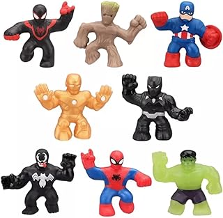 Heroes of Goo Jit Zu GOO JIT ZU Marvel Minis S4 8 Pack,Black