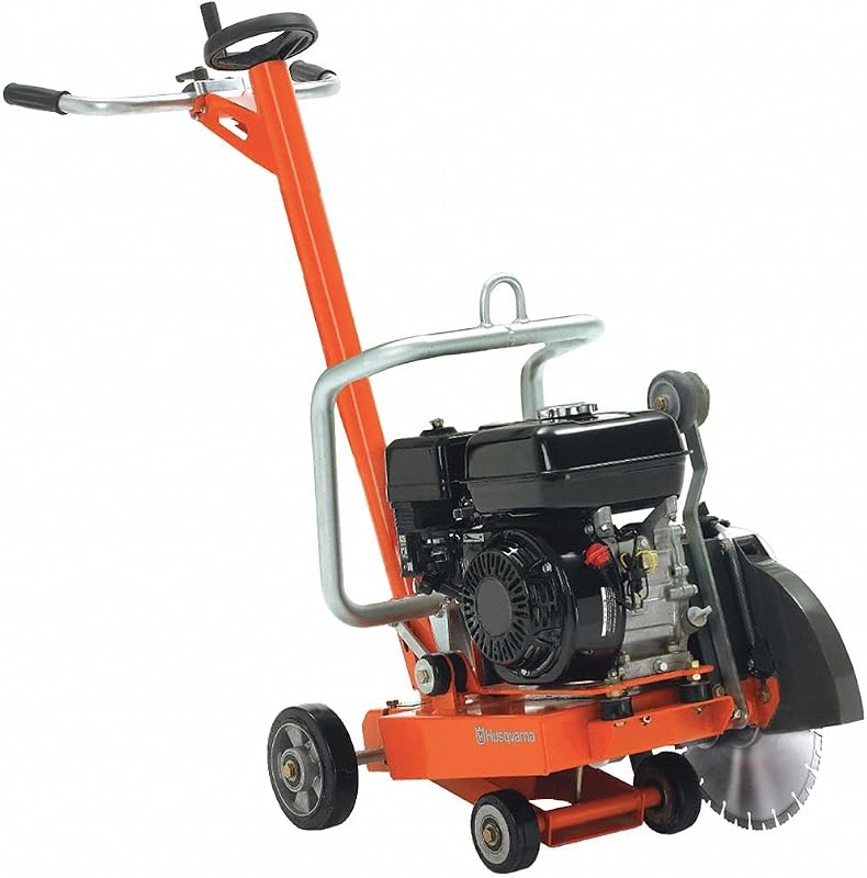 Sierra para hormigón con operador a pie, 14", 1,59 gal.