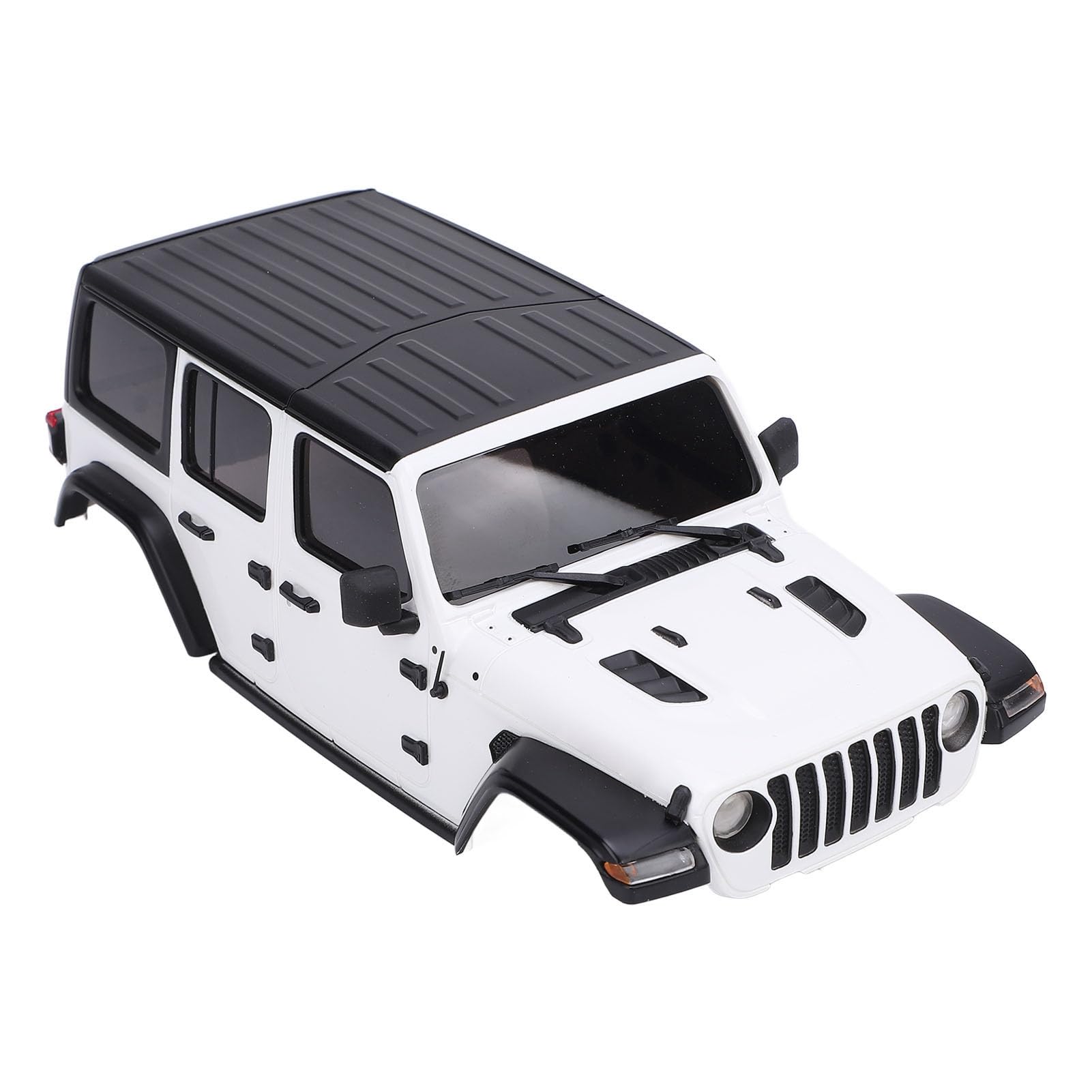 Pongnas Pokrowiec na karoserię RC do Samochodu Zdalnie Sterowanego Axial SCX24 /24 | Część Ulepszająca z Twardego Plastiku (WHITE)