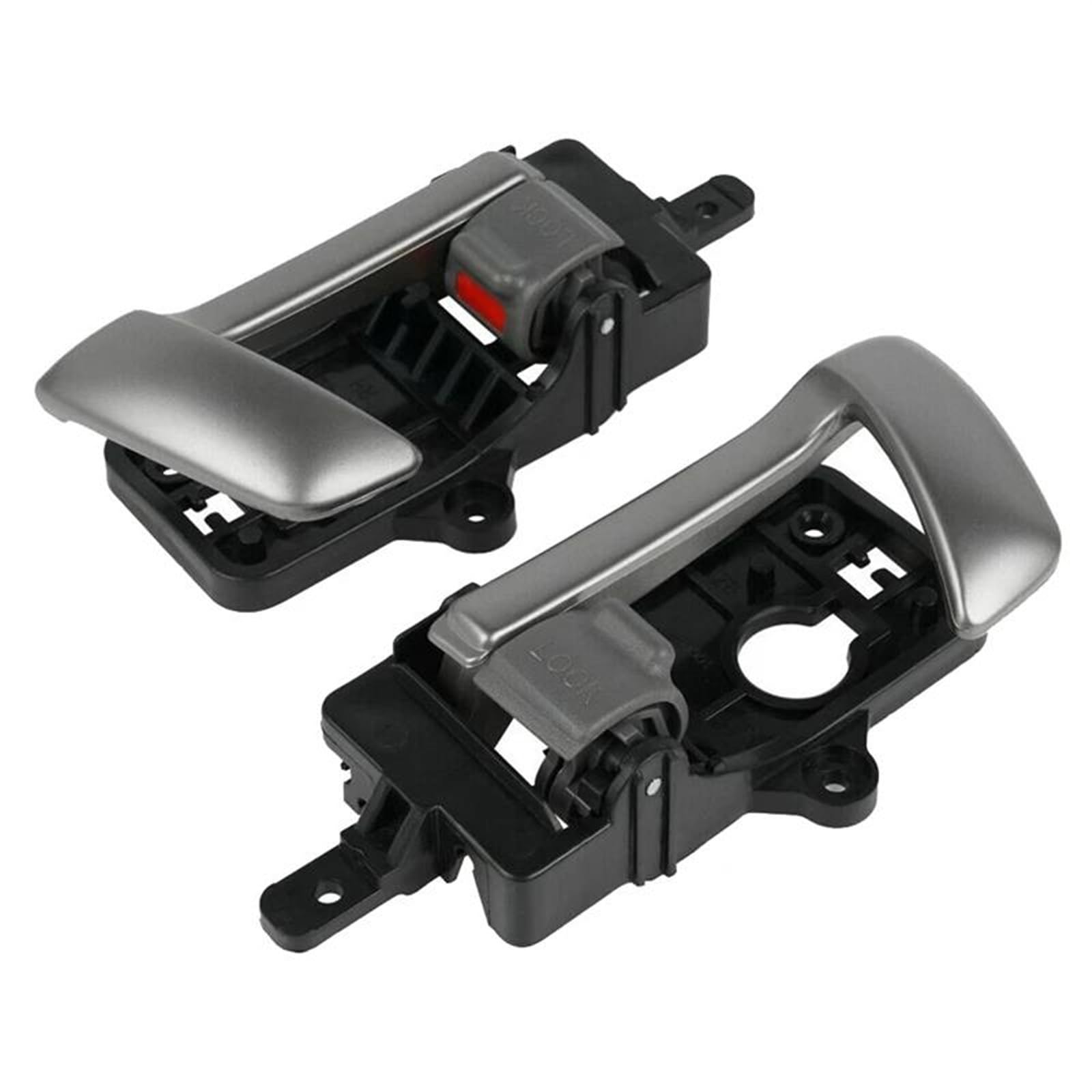 HJKDSZ Door Replacement Left Right Side Interior Inner Door Handle with Titanium Knob for Hyundai for Santa-Fe 2007-2012