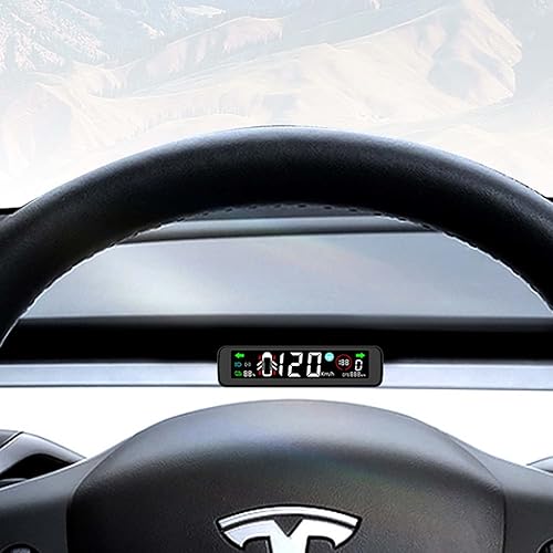 Miniatura 2 de es adecuado para Tesla modelo Y3 Head-up Display, kilometraje de engranajes Mini HUD integrado LCD velocímetro