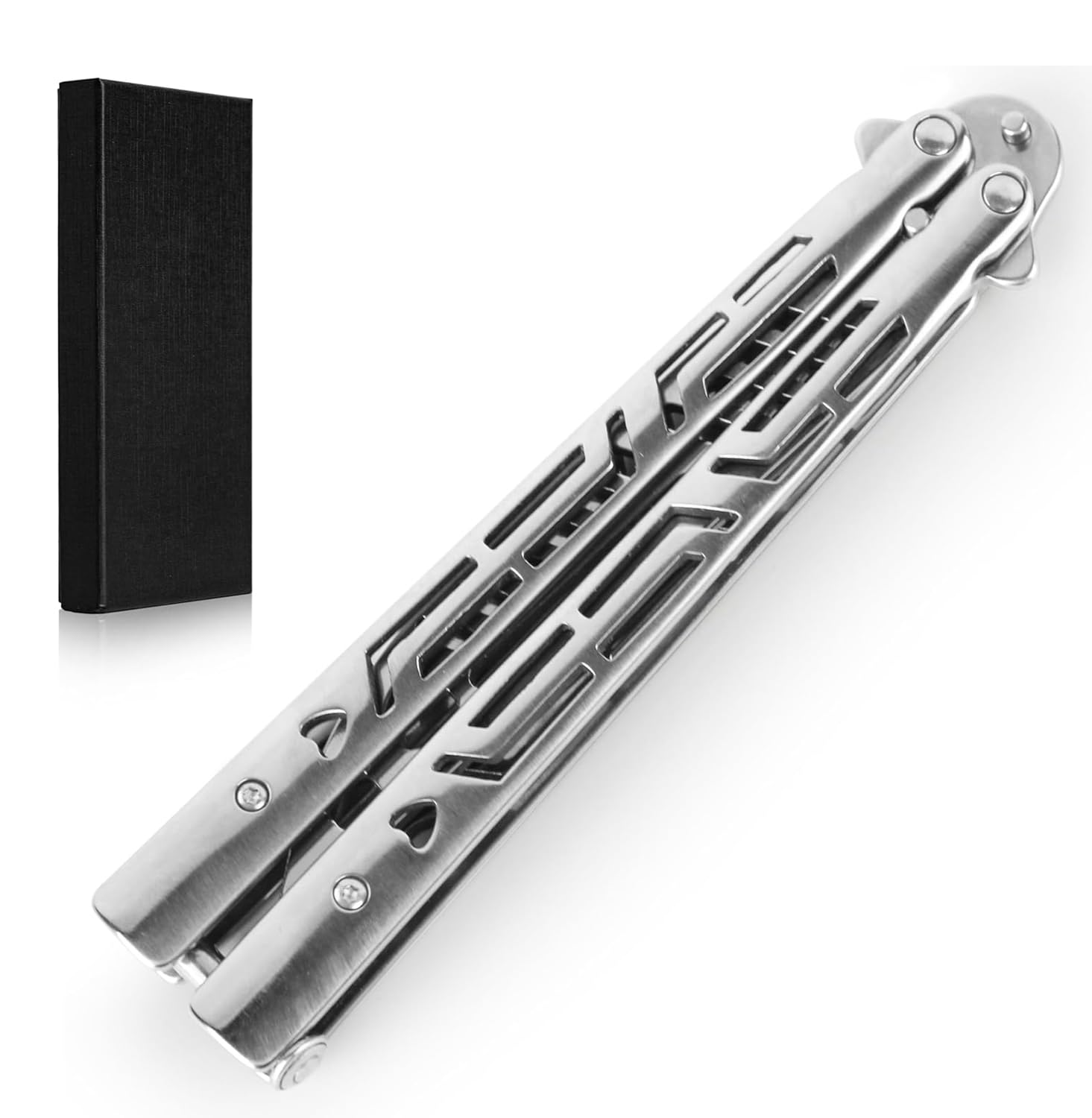 Stainless Steel Foldable Tool with Silvery Finish – Durable and Easy to Use for Everyday Handling