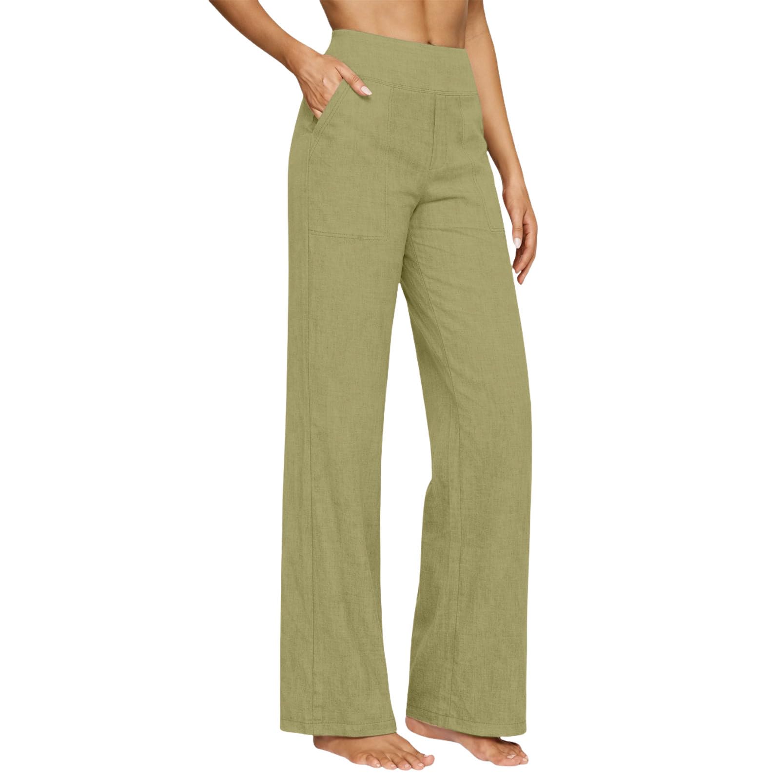 Pantalon jambe large décontracté idéal pour le salon et les sorties - 8