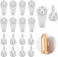 Attache Cadre Sans Percer 60 Crochets Muraux Sans Perçage - Pour Cadres, Photos, Art (béton, Bois, Plâtre) Accroche Murale Sans Percer