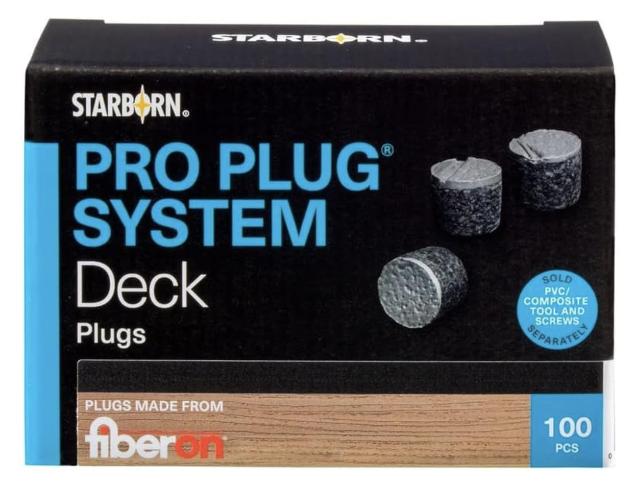Starborn Industries Pro Plugs for Fiberon Tuscan Villa Decking - 375 Count