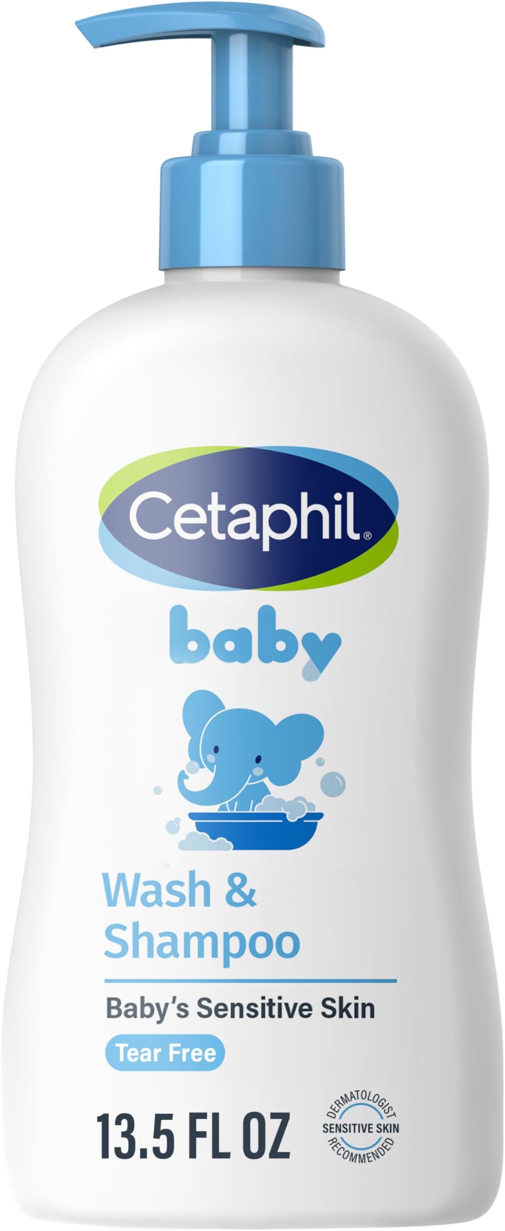 Cetaphil Baby Wash & Shampoo with Organic Calendula, Tear Free, Paraben, Colorant and Mineral Oil Free, 13.5 Fl. Oz