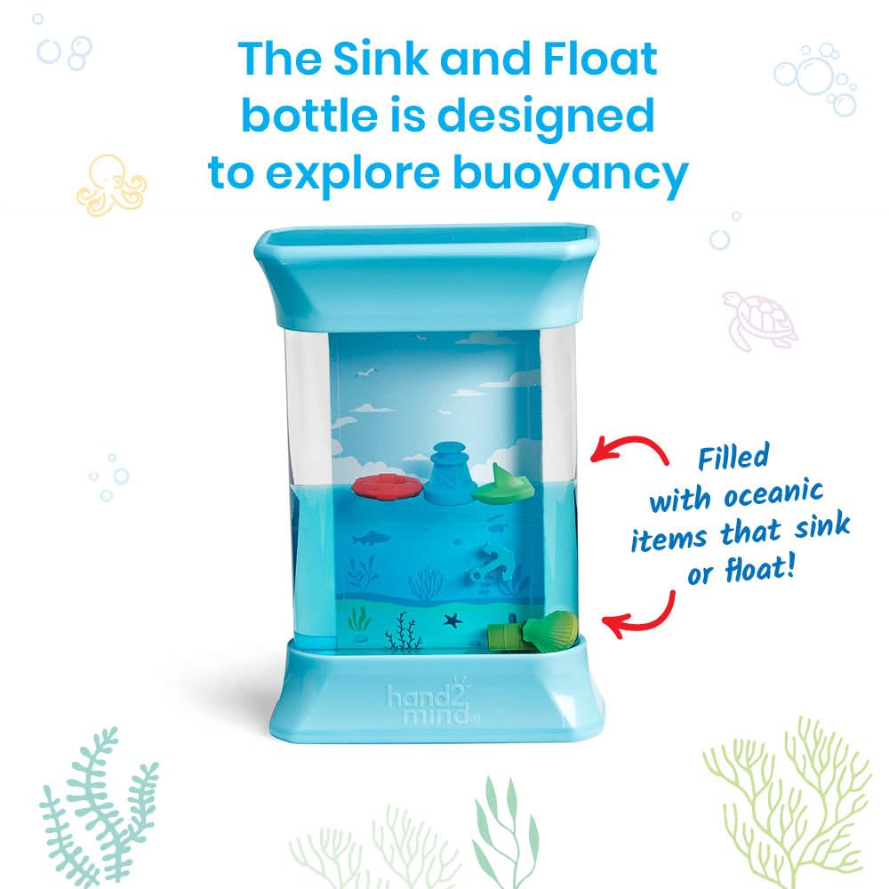 Learning Resources Tuby Sensoryczne Siły Oceanu, Zabawki Sensoryczne, Wiek 3+, Uspokajające Fidget, 2 Tuby