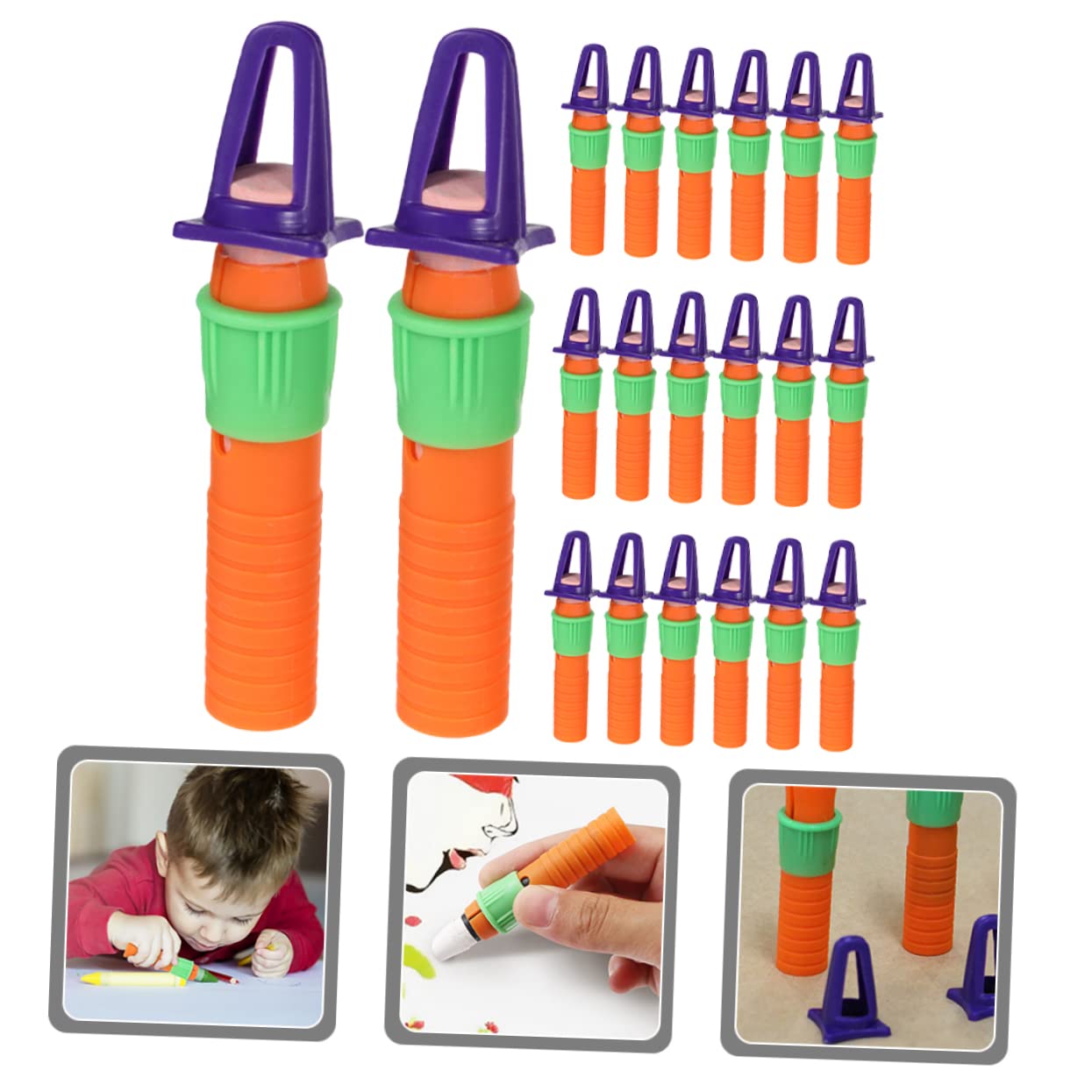 SEWACC 80stücke Teiliges Crayon Extender Für Ölmalstifte Praktischer Kreidestiftverlängerer Mit Integriertem Anspitzer Für Künstler Und Schüler Langlebig Und Flexibel Der Anwendung