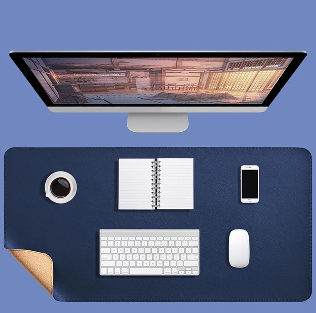 Cork Leather Desk Mat,Desk Pad,Large Mouse Pad,Ultra Thin