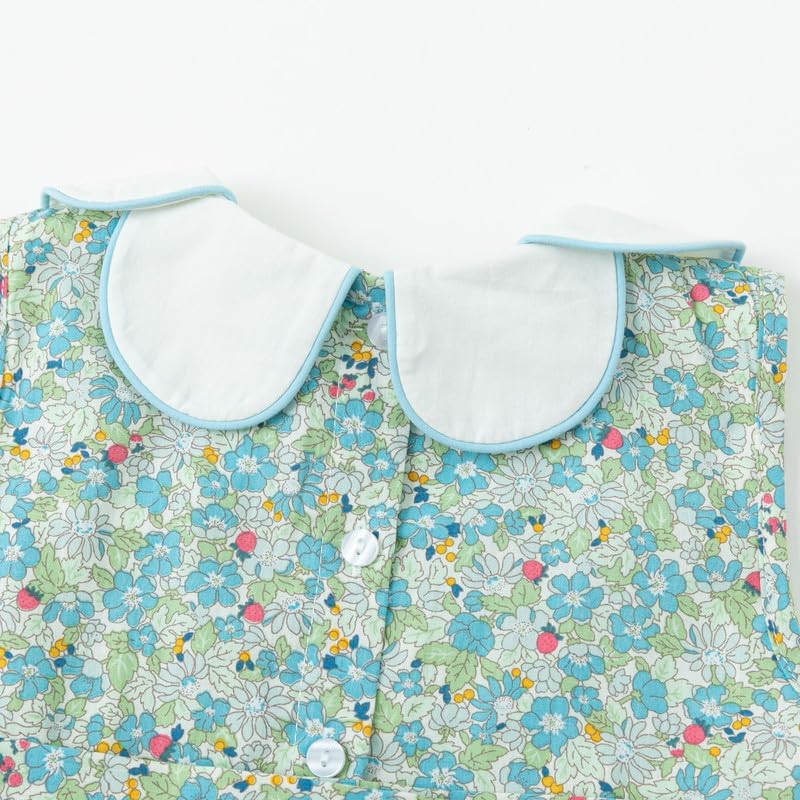 Curipeer Toddler Girl Dress Summer Floral Dresses for Girls Short Sleeve Playwear Sundress - Image 5