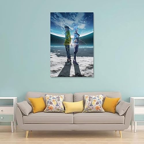 Miniatura 2 de Fuwo Póster de anime Cyber-punk Edgerunners de los años 90, arte de pared, decoración estética, 12 x 18 pulgadas (11.8 x 17.7 in)