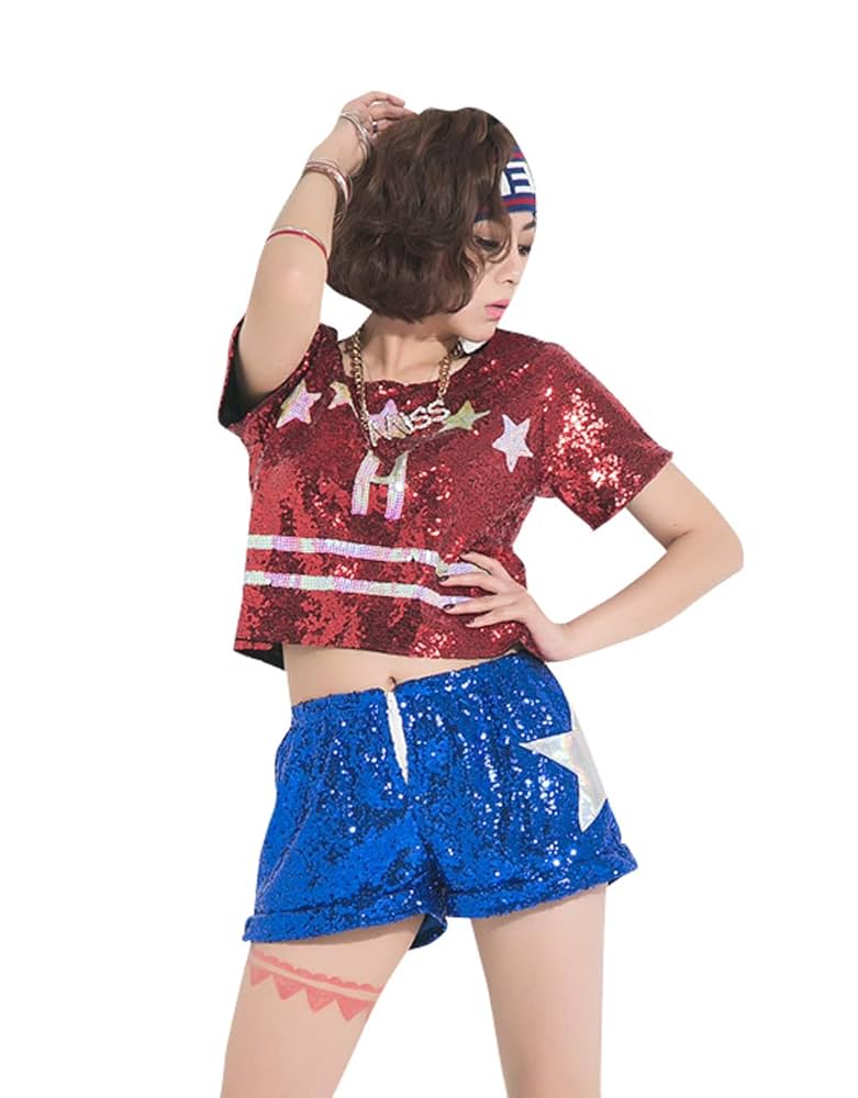 KOKOBO スポーツ チア ユニフォーム 上下セット ショーツ 衣装