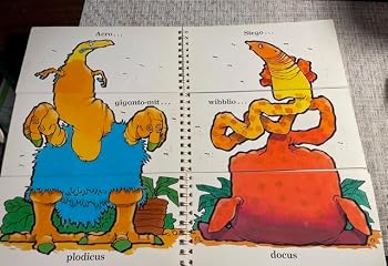 Spiral-bound Dinosaur Mix-Up Mix 'n' match over a million Dinosaurs Book