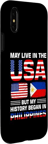 Miniatura 9 de Funda para iPhone 13 Pro Max con bandera de Estados Unidos y raíces filipinas