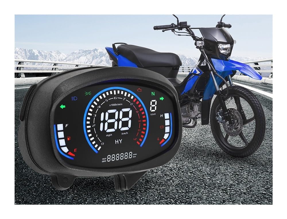 Tachimetro Digitale Contagiri motocicletta Per XRM110RS Strumento Digitale Per Moto A LED RPM Livello Carburante Volt Marcia Velocità Chilometraggio Indicatore Cruscotto