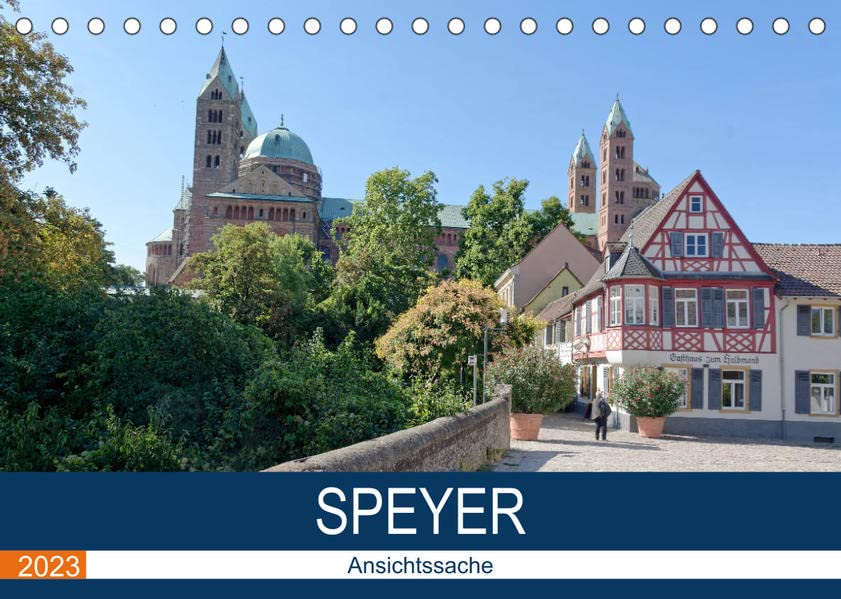 Speyer - Ansichtssache (Tischkalender 2023 DIN A5 quer): Eine etwas andere Sicht auf Speyer (Monatskalender, 14 Seiten )