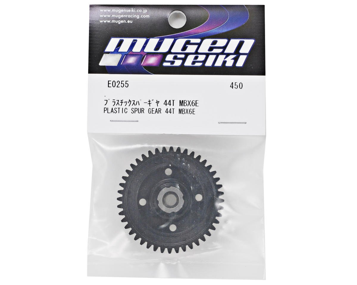 Amazon.com: Mugen Plastic Spur Gear 44T: X6E MUGE0255 : Toys & Games