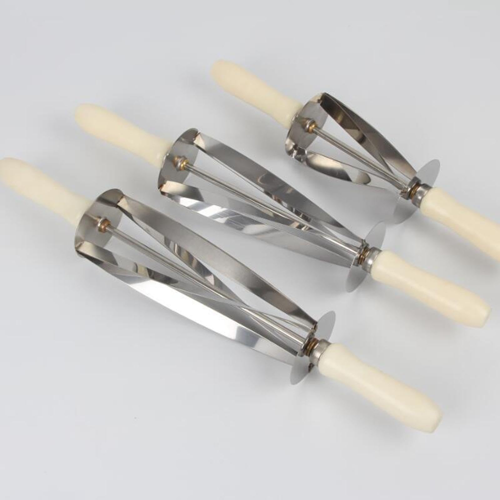 Croissant Cutter, Edelstahl Teigschneider zum Backen von frischem Gebäck, einheitlicher Brotroller für den Heimgebrauch, unverzichtbares Küchenwerkzeug für perfekt geformte Croissants