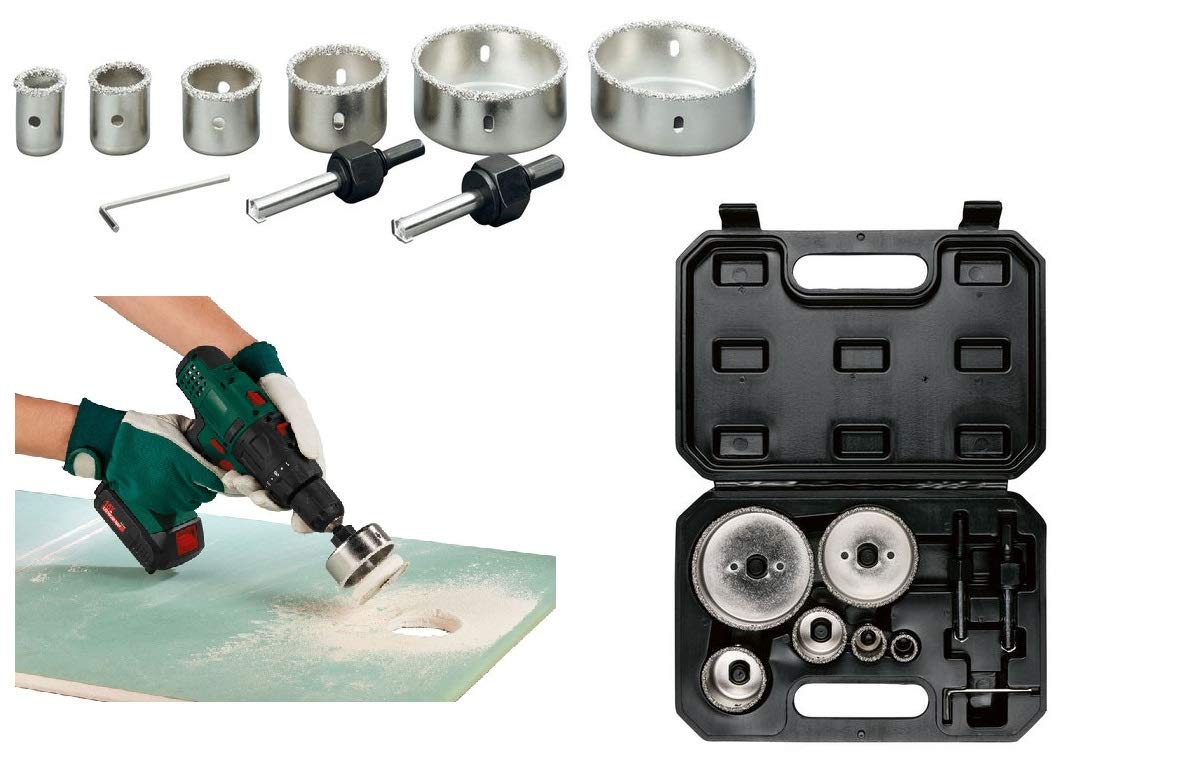 Parkside. Hole Saw Set Hole Saw Set 9 Pieces Can Drill Bit Tile Drill Bit Carbide Carbide