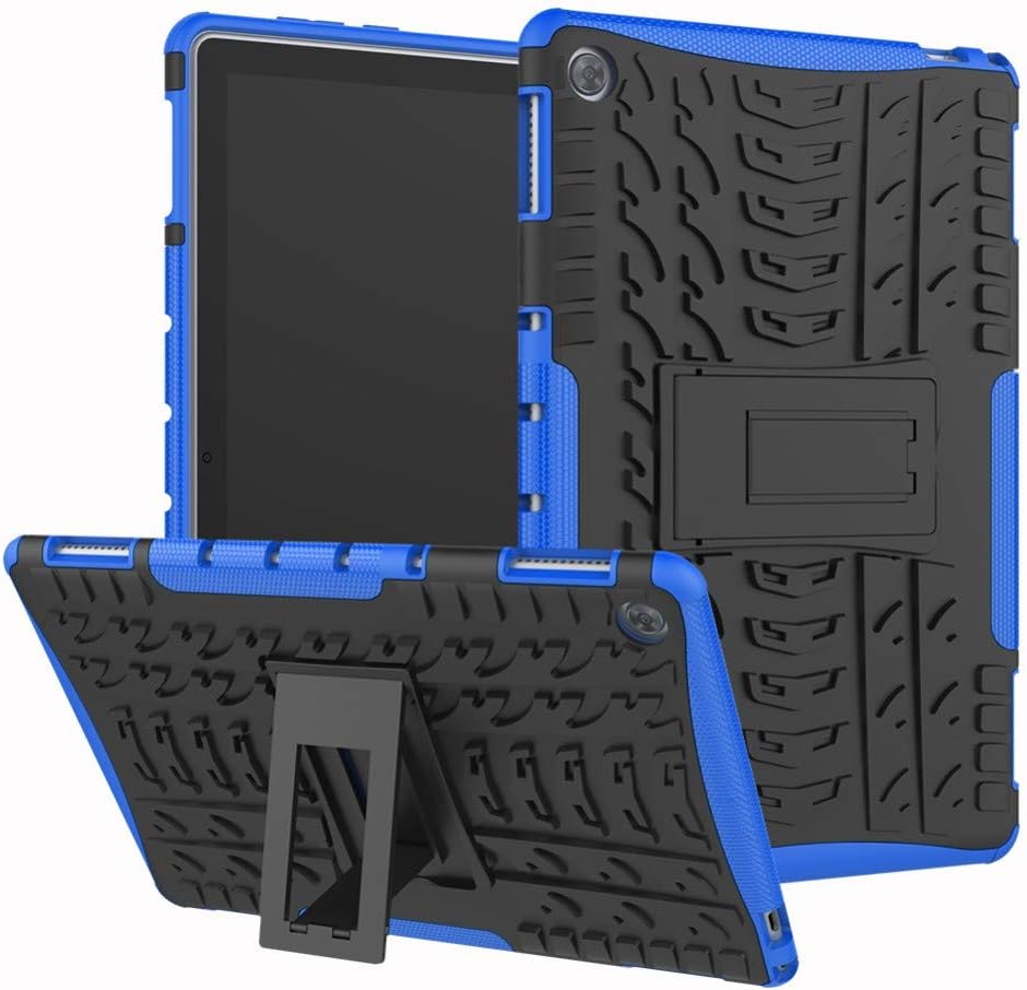 MediaPad M5 Lite 10.1 Inch Hybrid Case DWaybox Rugged Heavy Duty Hard Back Case Cover with Kickstand Compatible with Huawei MediaPad M5 Lite 10.1 Inch