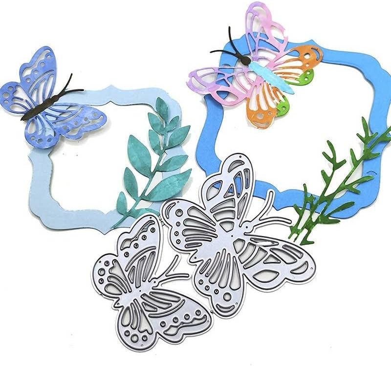 Troquel de corte de metal de mariposa para álbumes de recortes, plantillas duraderas para álbumes de recortes, álbumes de fotos, tarjetas de papel