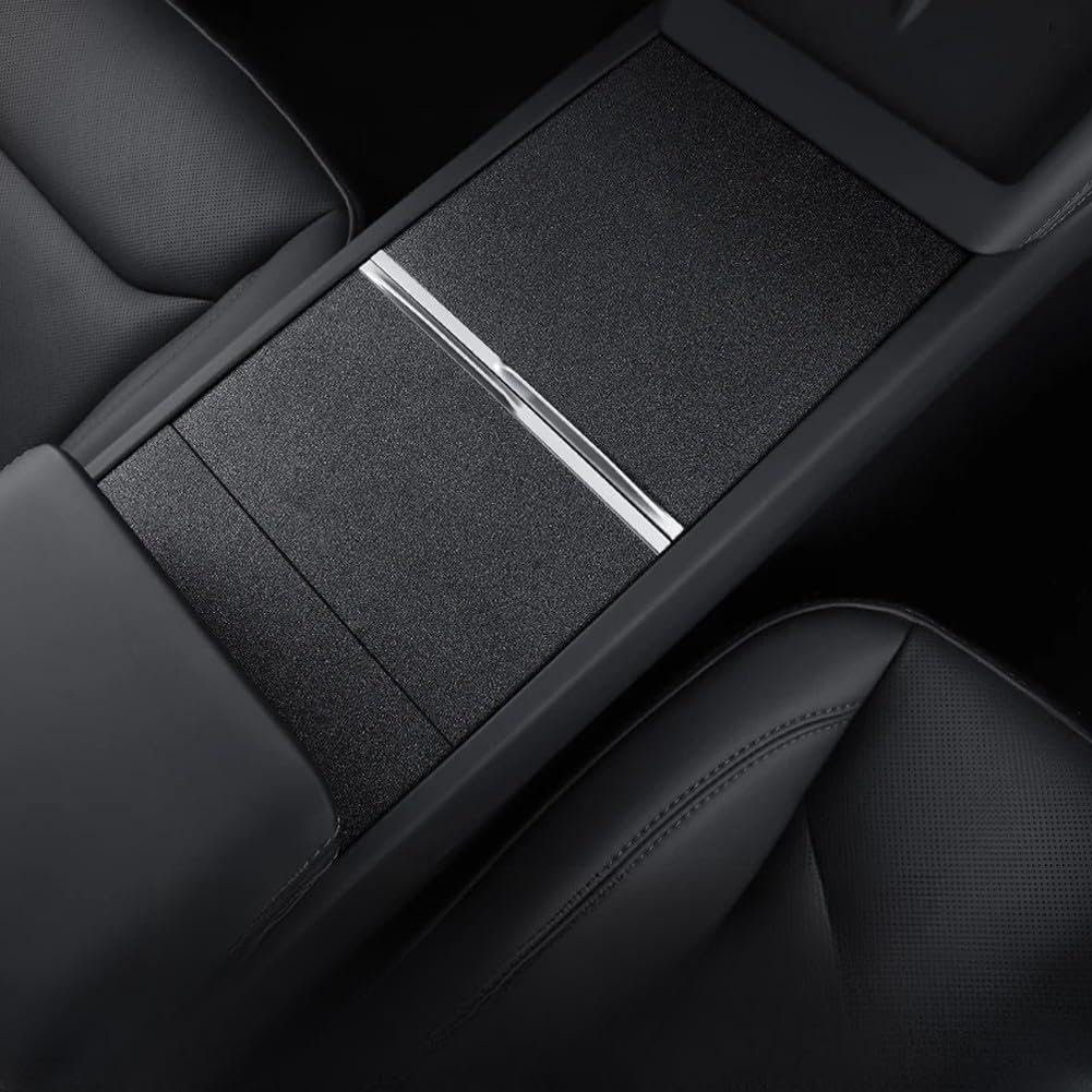 Center Console Sticker Trim with Carbon Fiber Pattern Designed Specifically for Tesla Model 3 2024+ Interior Accents (Starry Night)