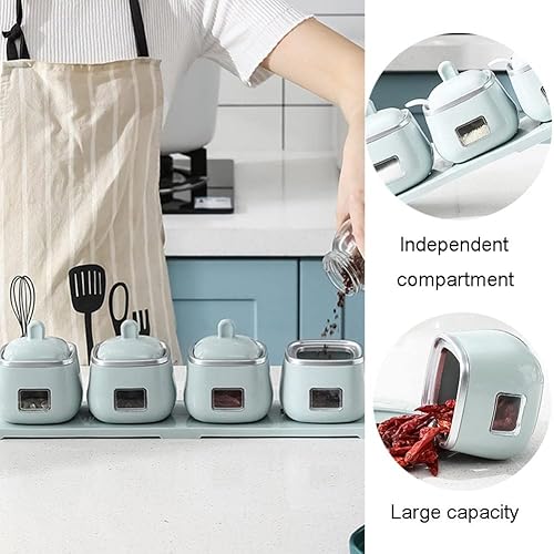 Miniatura 5 de contenedores de sseasoning, contenedores de almacenamiento de especias, cajas de especias, contenedor de especias, caja de especias, tarros de