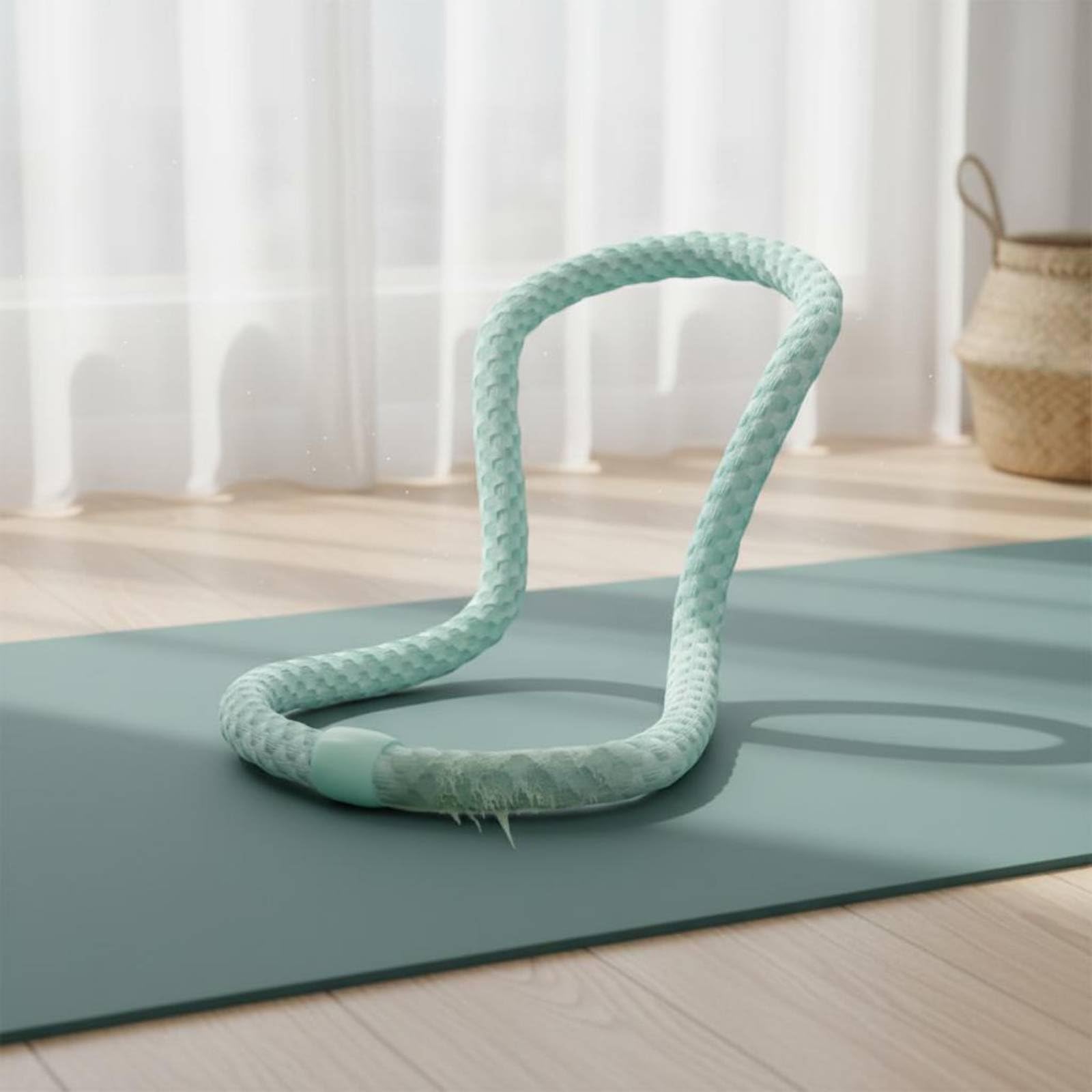 Fitness Hoop Morbido Silenzioso Fitness Hoop da Allenamento Delicato Sulla Vita Cerchio Pesato per Uso Domestico