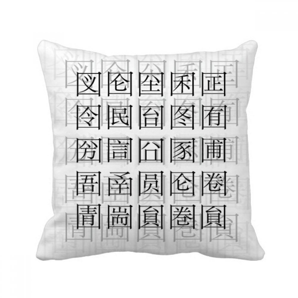 Coussin DMZ Corée 40x40 housse oreiller insert multicolore décoration maison