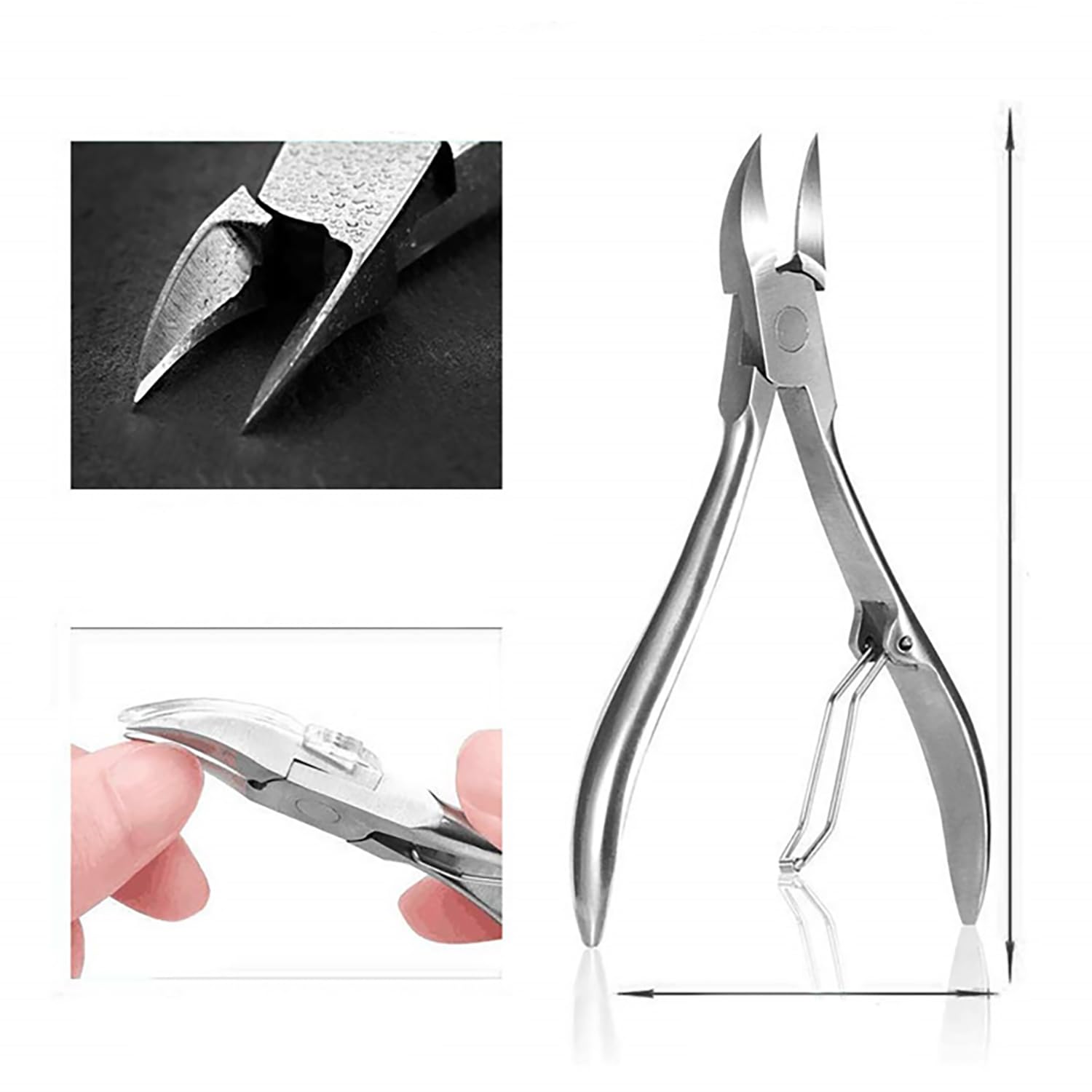 Unghie Incarnite Piedi Kit Pads - 12 Pezzi, Strumenti per la Cura Del Piede, Manicure in Acciaio Inox Tagliaunghie Dei Set, Pedicure Professionale Overgrown e Unghie