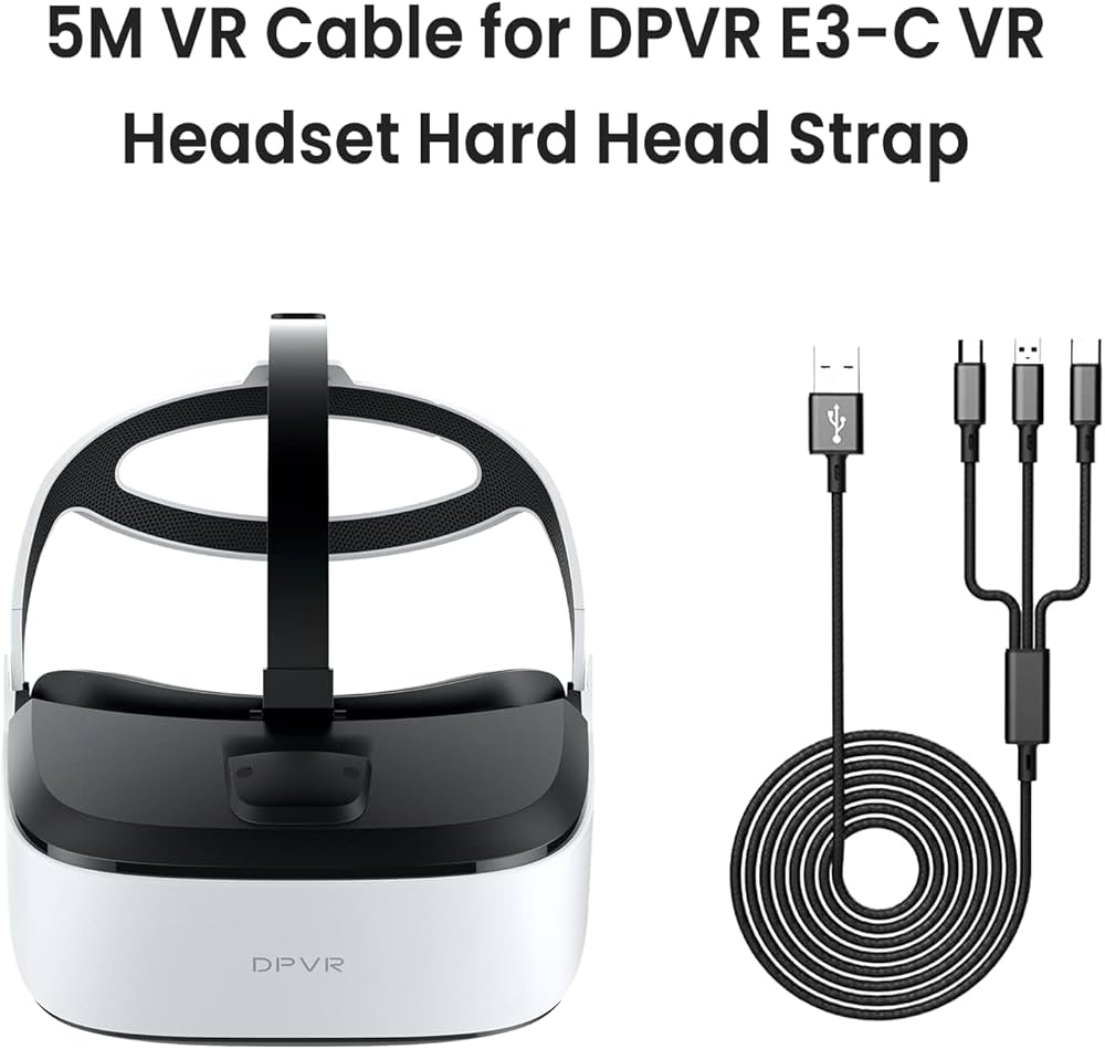 Amazon.com: DPVR E3 Series PC Tethered VR Headset (E3-C