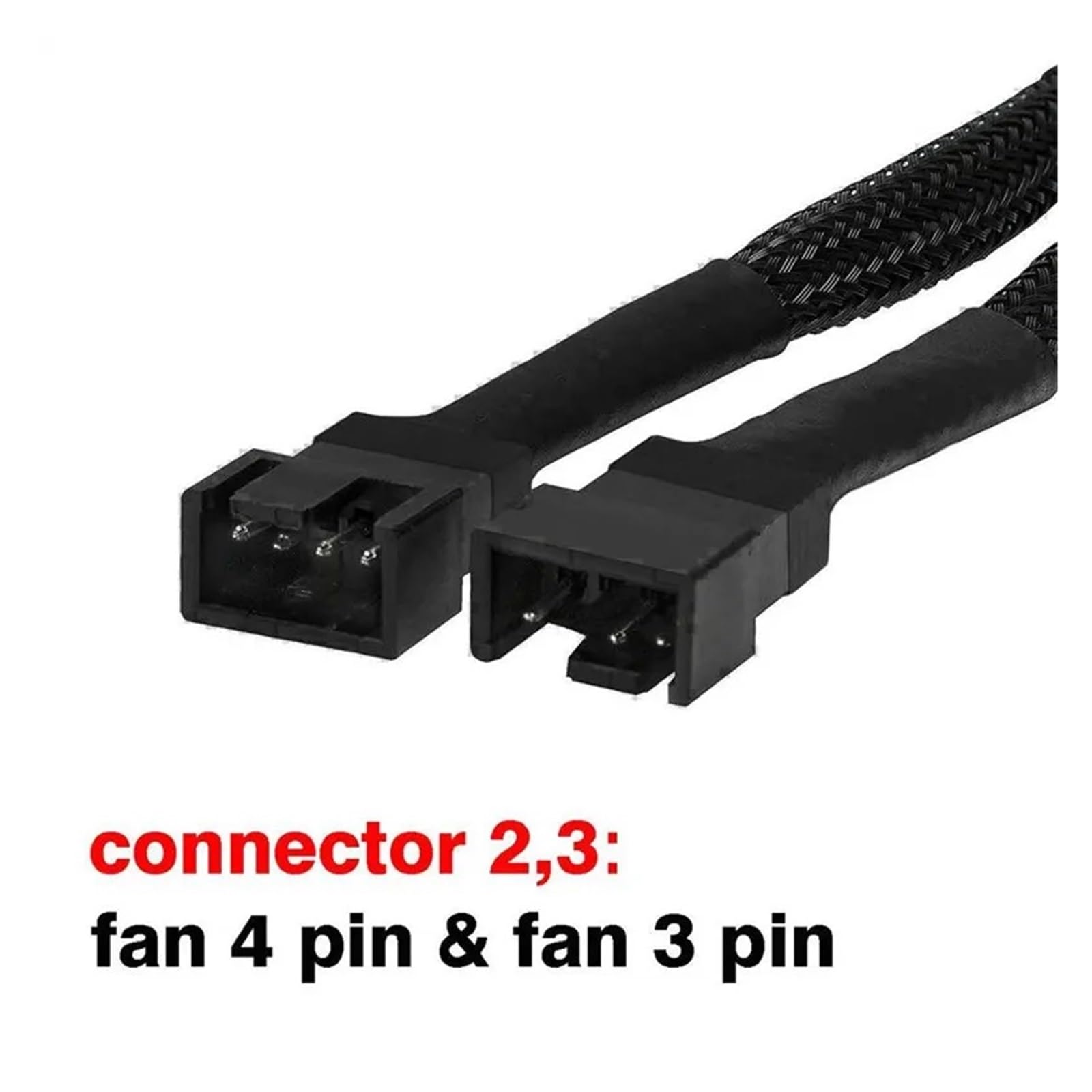 Cavo adattatore ventola Z490I ITX Sysfan piccolo da 4 pin a normale PWM 3 pin/4 pin, 30 cm