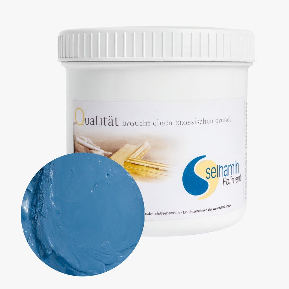 Selhamin : Wet Bole for Gilding Ready to use 1 kg : Amalfi Blue
