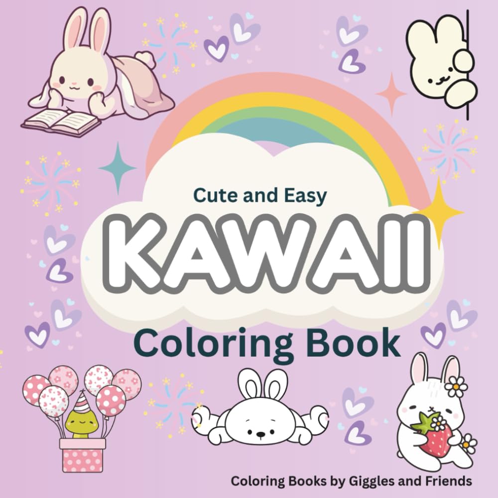 Kawaii Coloring Book: Cute and Easy Color book